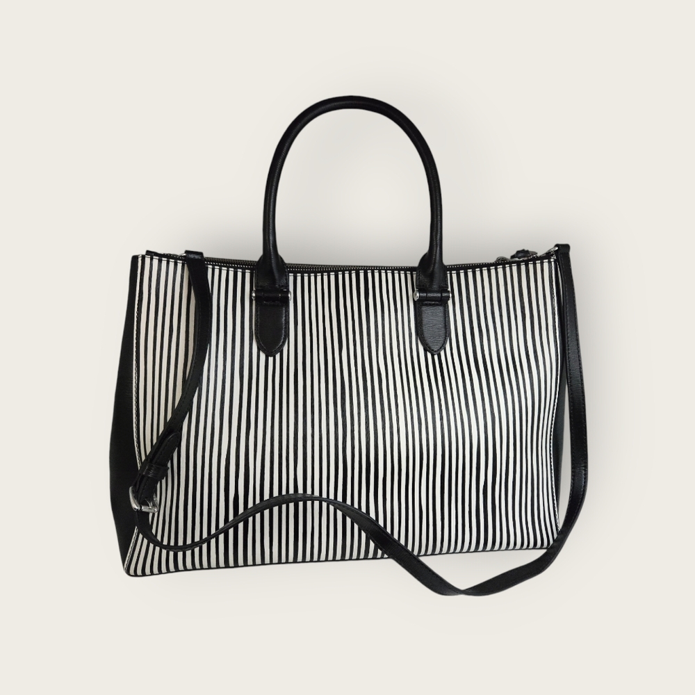 Lauren Ralph Lauren Black and White Bag